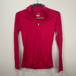 Icebreaker Women’s Long Sleeve Oasis 1/4 Zip Pink